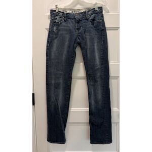 Polo Ralph Lauren Vintage 67 Blake Jeans Women's 28 Stretch Cuff Y2K Distressed‎